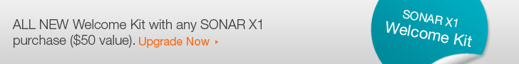 SONAR X1 Welcome Kit